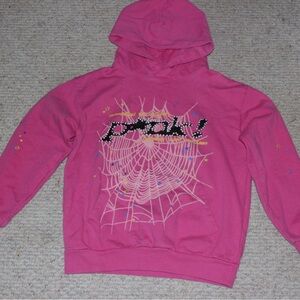Spider worldwide x Young Thug Sp5der Pink hoodie
